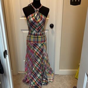 Polo by Ralph Lauren Multicolor Plaid Maxi Dress 4